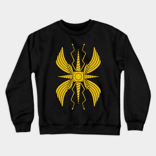 Imperial Roman Shield III. Scutum III (gold, yellow) Crewneck Sweatshirt